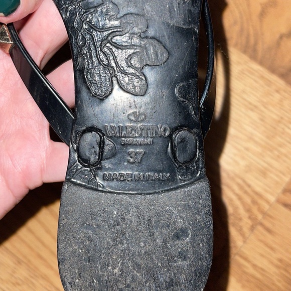 Valentino Rockstud Jelly Flip Flops - Picture 6 of 8